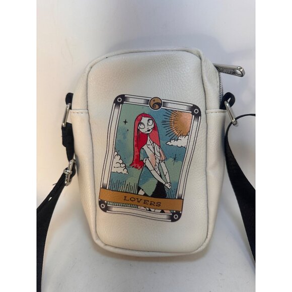 Jack Sally Nightmare Before Christmas Crossbody Bag Lovers Tarot Design Faux Lea - Picture 5 of 10